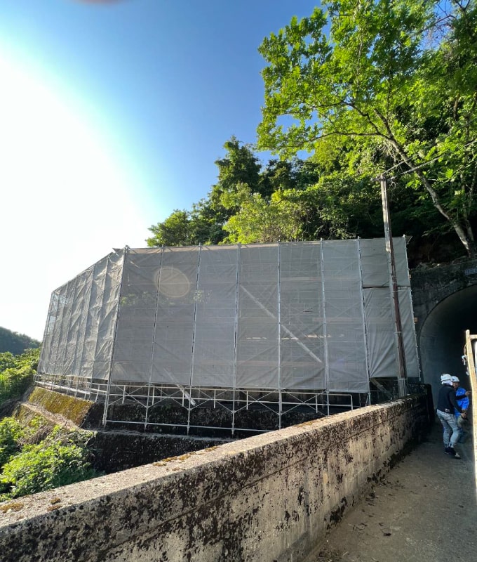 土木工事足場