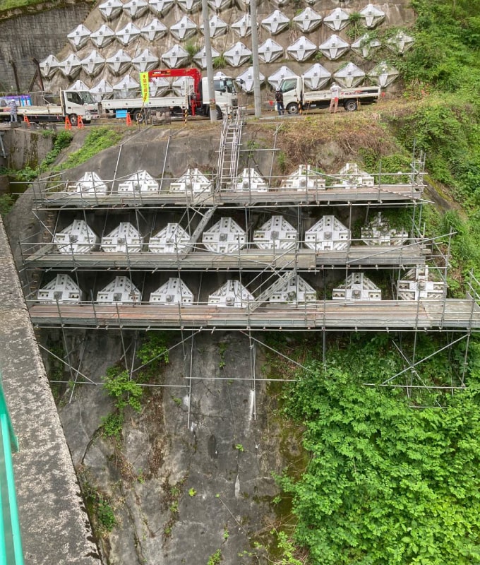 土木工事足場